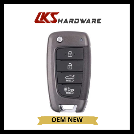 2019-2022 Hyundai Sonata / 4-Button Flip Key / PN: 95430-L1000 / TQ8-RKE-4F40 (OEM)