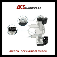 Load image into Gallery viewer, Complete Ignition Lock Cylinder &amp; Housing For Honda 2013 - 2017 (AFTERMARKET)
