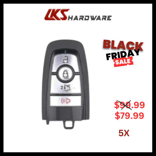 2017-2021 Ford 4-Button Smart Key / M3N-A2C93142300 / 315 MHZ ( PACK OF 5 )