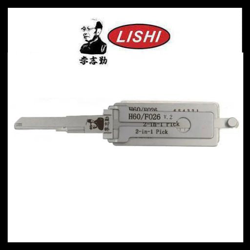 ORIGINAL LISHI - H60 FO26 Ford 1990 / 10 Cut / 2-In-1 Pick & Decoder / AG