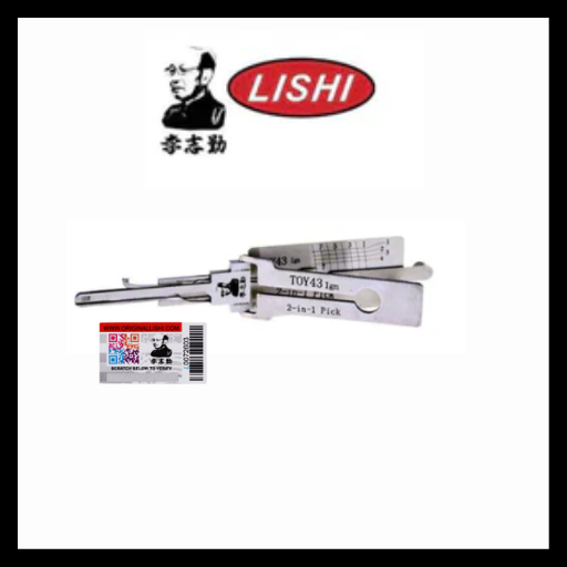 ORIGINAL LISHI - TOY43 Toyota / 8-Cut / 2-in-1 Pick & Decoder / IGN / AG