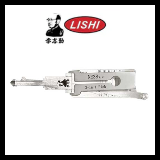 ORIGINAL LISHI - NE38 Land Rover MG / 2-In-1 Pick & Decoder