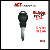 Load image into Gallery viewer, Y170 Chrysler / Dodge / Jeep Transponder Key ( PACK OF 10 )

