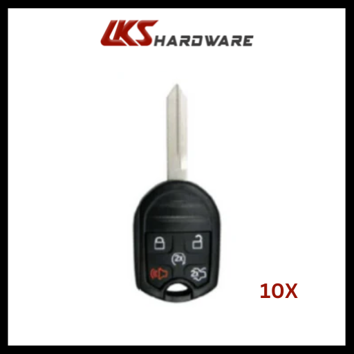 2007-2017 Ford Lincoln / 5-Button Remote Head Key / CWTWB1U793 (Pack OF 10)