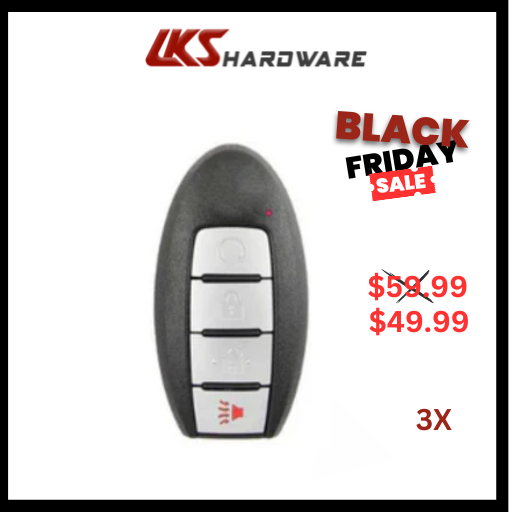 2019-2020 Nissan / 4-Button Smart Key / PN: 285E3-9UF5B / S180144904 / KR5TXN7 (PACK OF 3)