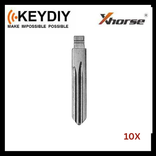 KEYDIY - B106 - Flip Key Blade - #Y66 - For Xhorse / Keydiy Universal Remote Flip Keys (Pack of 10)