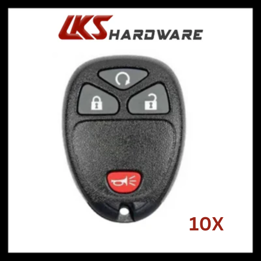 2007-2017 GM / 4-Button Keyless Entry Remote / OUC60270 (PACK OF 10)
