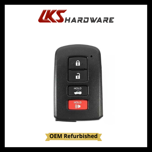 2012-2020 Toyota / 4-Button Smart Key / PN: 89904-06140 / HYQ14FBA-0020 (OEM Refurb)