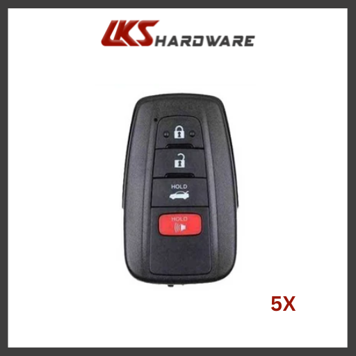 2019-2021 Toyota Corolla / 4-Button Smart Key / PN: 8990H-02030 / HYQ14FBN ( PACK OF 5 )