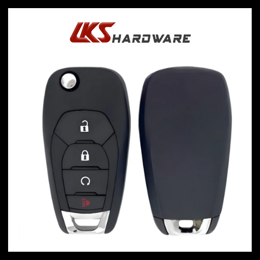 Chevrolet Aftermarket 2019-2025 Cruz, Trax Remote Flip Key 4B Remote Start FCCID: LXP-T004 PN# 13530746