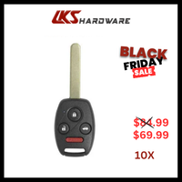 Load image into Gallery viewer, Honda / Acura 2008-2014 / 4-Button Remote Head Key / MLBHLIK-1T ( PACK OF 10 )

