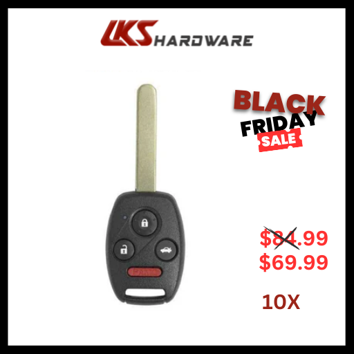 Honda / Acura 2008-2014 / 4-Button Remote Head Key / MLBHLIK-1T ( PACK OF 10 )