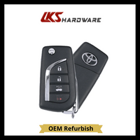 Load image into Gallery viewer, 2018-2022 Toyota Camry / 4-Button Flip Key / PN: 89070-06790 / HYQ12BFB / H Chip (OEM Refurb)
