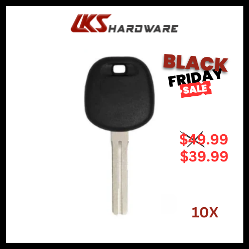1997-2005 Lexus - TOY48 Transponder Key - Short Blade - (4C Chip) (AFTERMARKET)(10X)