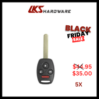 Load image into Gallery viewer, Honda / Acura 2008-2014 / 4-Button Remote Head Key / MLBHLIK-1T ( PACK OF 5 )
