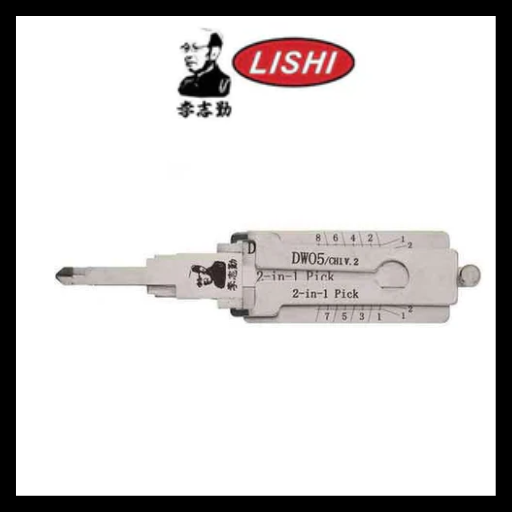 ORIGINAL LISHI - CH1 DW04 DW05 GM / 2 Track / 2-In-1 Pick & Decoder