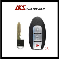 Load image into Gallery viewer, 2011-2018 Nissan 3-Button Smart Key / PN: 285E3-1KM0D / CWTWB1U808 ( PACK OF 5 )
