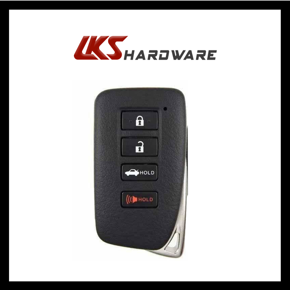 2013-2019 Lexus / 4-Button Smart Key / PN: 89904-53651 / HYQ14FBA / AG Board