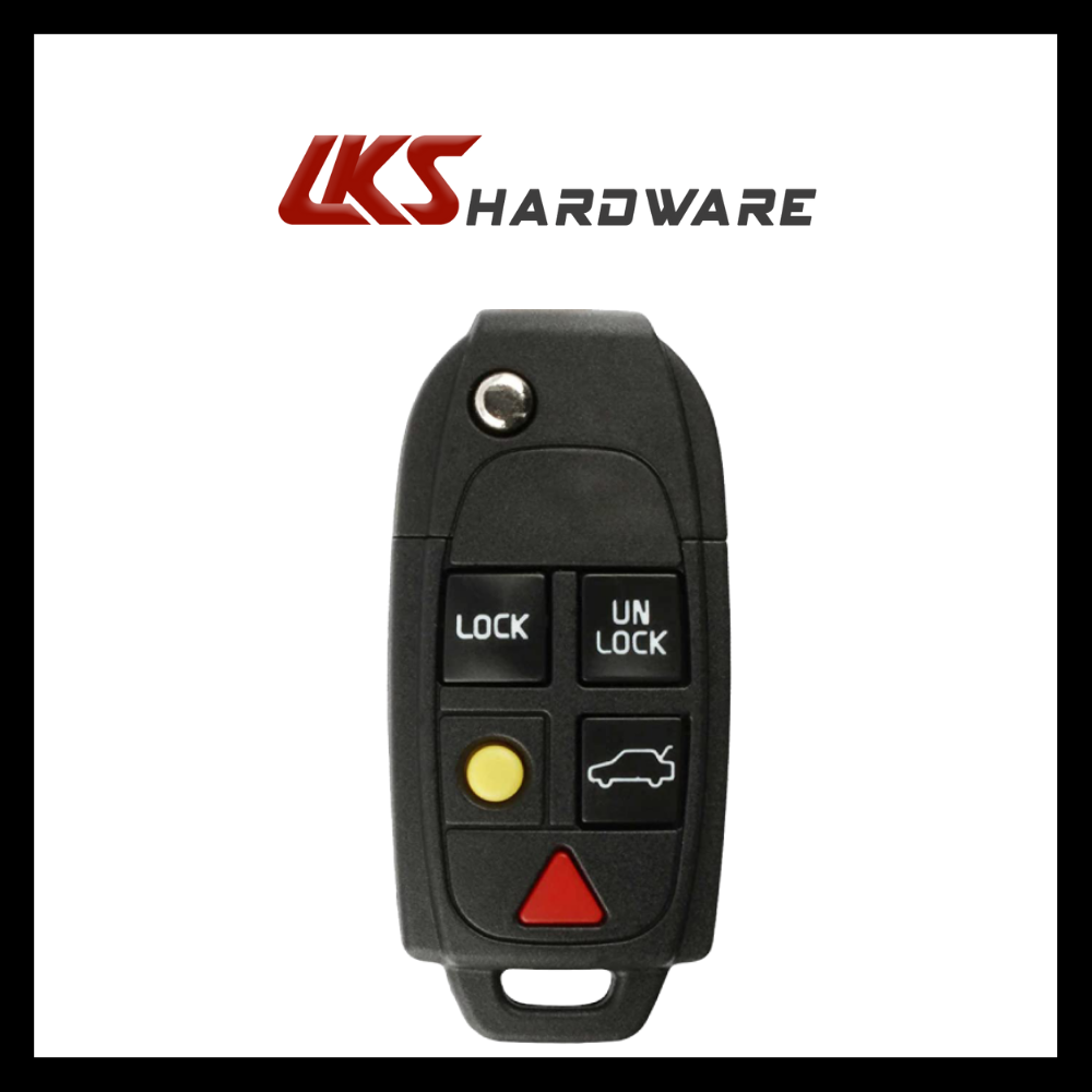 2004-2015 Volvo / 5-Button Flip Key / PN: 8688799 / LQNP2T-APU (AFTERMARKET)