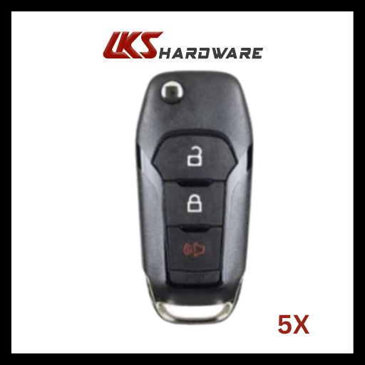 2015-2022 Ford / 3-Button Flip Key / PN: 164-R8130 / N5F-A08TAA (PACK OF 5)