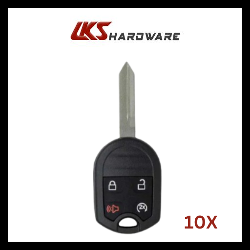 2009-2018 Ford F-Series Explorer / 4-Button Remote Head Key / OUC6000022 (PACK OF 10)