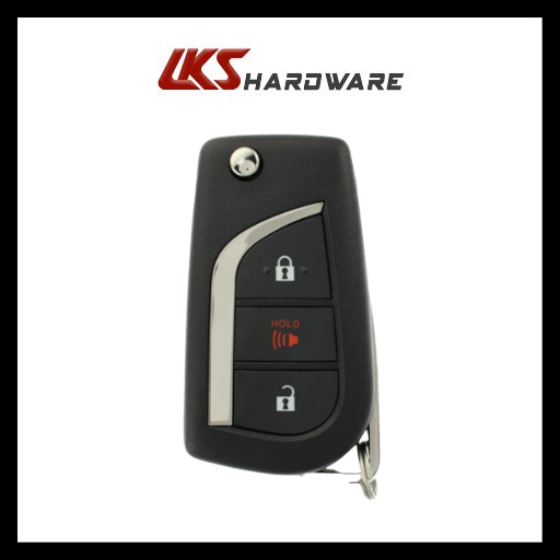 2011-2014 Toyota Sienna Tacoma / 3-Button Flip Key / GQ43VT20T (G Chip) (AFTERMARKET)