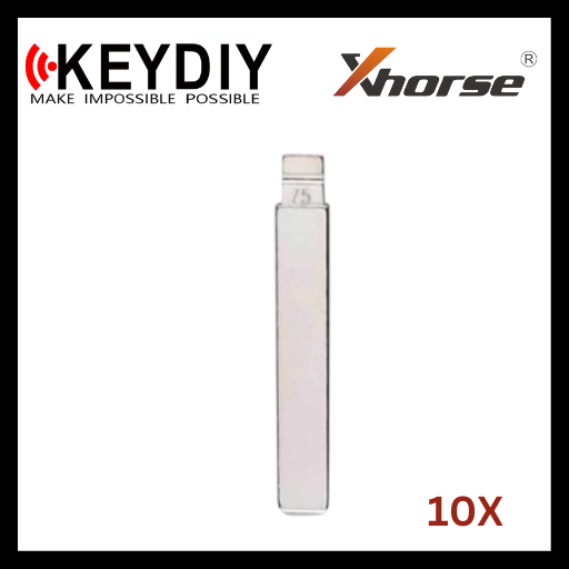 KEYDIY - KK12 - Flip Key Blade - #Y75 - For Xhorse / Keydiy Universal Remote Flip Keys