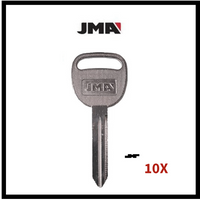 Load image into Gallery viewer, JMA - GM39 - B102 - P1113 - GM - Metal Key Blank(Pack of 10)
