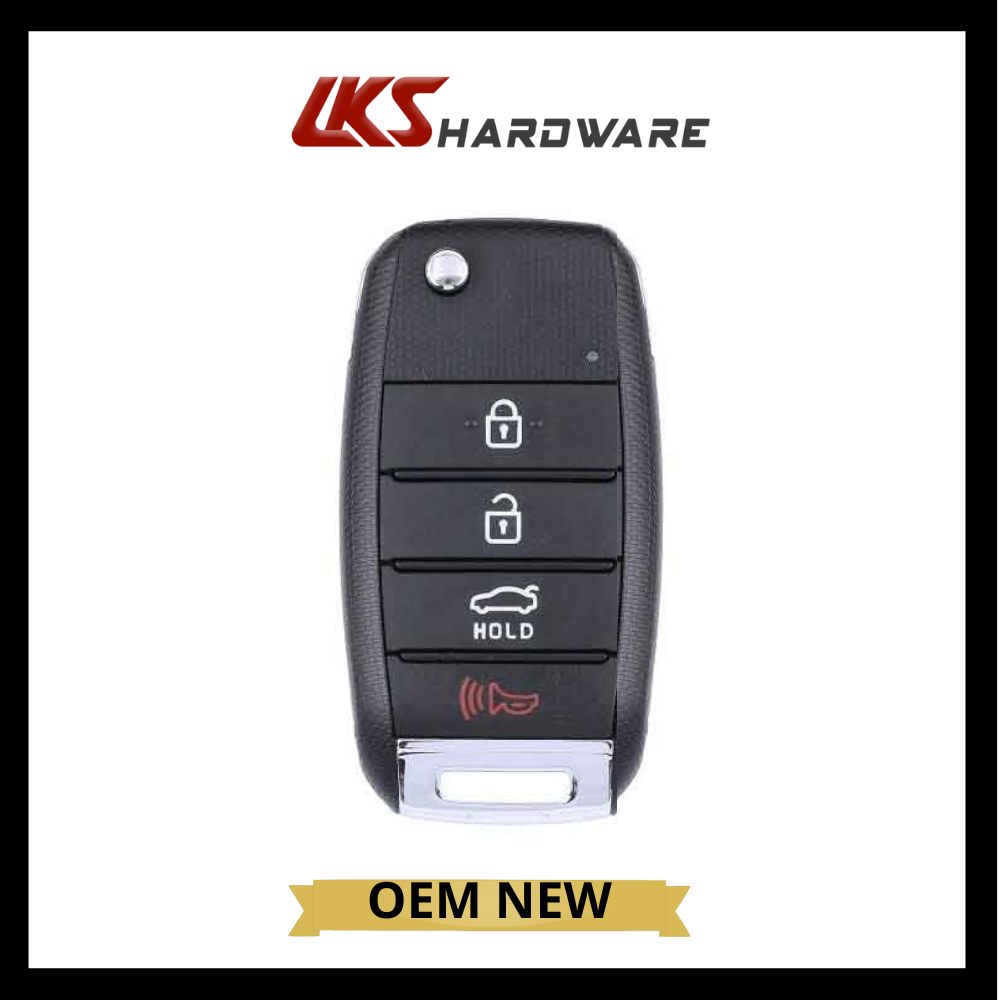 2018-2021 Kia Rio / 4-Button Flip Key / PN: 95430-H9700 / NYOSYEC4TX1611 (SC 4BT) (OEM)