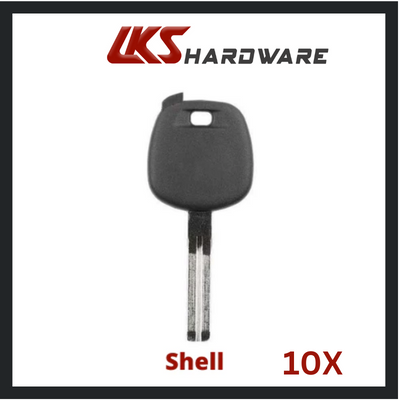 TOY48 Toyota Lexus Transponder Key SHELL / Short Blade (No Chip) (10X)