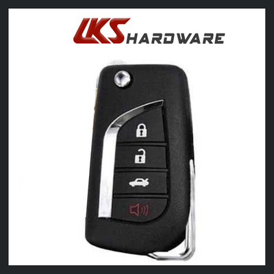 2011-2014 Toyota Sienna Tacoma / 4-Button Flip Key / GQ43VT20T (G Chip) (AFTERMARKET)