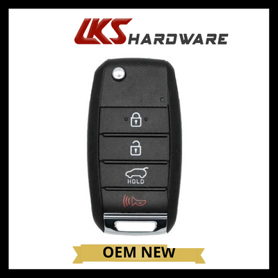 2016-2019 Kia Sportage / 4-Button Flip Key / PN: 95430-D9000 (TP) / TQ8-RKE-4F27 / Transponder (OEM)