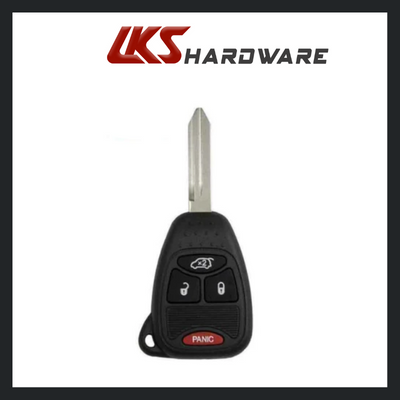 2004-2016 Chrysler Dodge Jeep  4-Button Remote Head Key