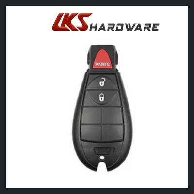 2008-2017 Chrysler Dodge Jeep VW / 3-Button Fobik Key/ M3N5WY783X / 433 MHz (AFTERMARKET)