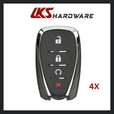 2016-2022 Chevrolet Cruze Traverse Volt / 4-Button Smart Key / HYQ4EA 433 MHZ (PACK OF 4)