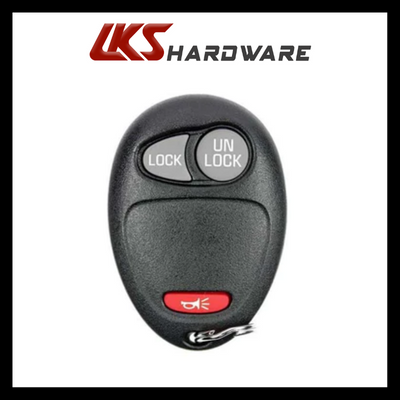 2001-2012 GM / Isuzu / 3-Button Keyless Entry Remote / L2C0007T