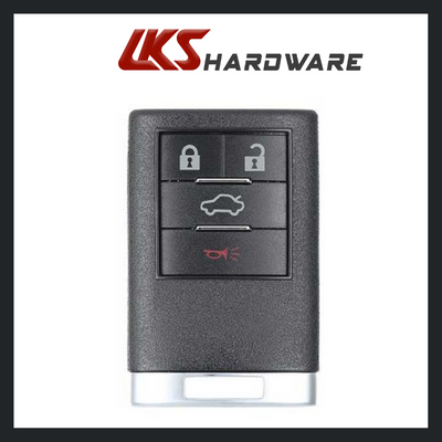 2008-2016 Cadillac CTS / DTS / 4-Button Keyless Entry Remote / PN: 22889449 / OUC6000066 (AFTERMARKET)