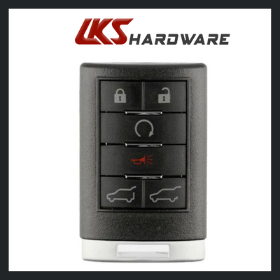 2007-2014 GM Cadillac / 6-Button Keyless Entry Remote / OUC6000066 / (AFTERMARKET)