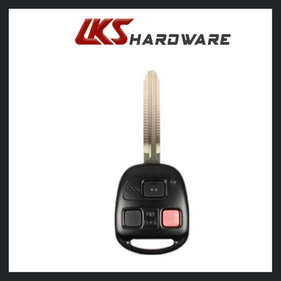 2003-2009 Toyota / 3-Button Remote Head Key / HYQ12BBT (4D67 Chip)