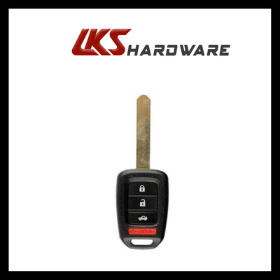 2013-2015 Honda Accord / Civic / 4-Button Remote Head Key / MLBHLIK6-1T - G-Chip