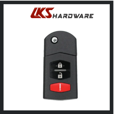 2004-2008 Mazda 6 / RX8 / 3-Button Flip Key / PN: GP7A-67-5RYB / KPU41788