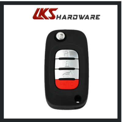 2015-2017 Smart Fortwo Forfour (W453) / 4-Button Flip Key / VA2 / CWTWB1G767 / 434 MHz