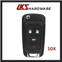Load image into Gallery viewer, 2010-2019 GM / 4-Button Flip Key / OHT01060512 (46 Chip) (PACK OF 10)

