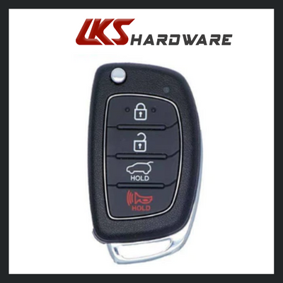 2015-2019 Hyundai Santa Fe / 4-Button Flip Key / TQ8-RKE-4F31