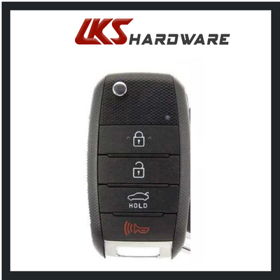 2014-2017 Kia Rio / 4-Button Flip Key / PN: 95430-1W023 / TQ8-RKE3F05 (UB14MY)