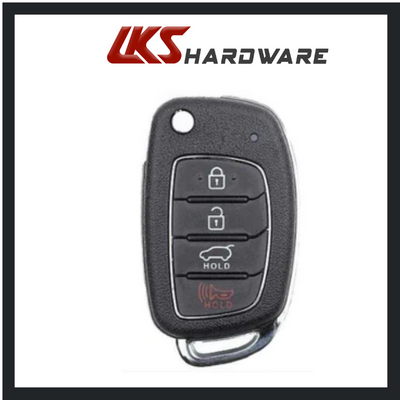 2016-2019 Hyundai Tucson / 4-Button Remote Flip Key / PN: 95430-D3010 / TQ8-RKE-4F25