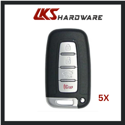 2009-2015 Hyundai Kia / 4-Button Smart Key / PN: 95440-3N250 / SY5HMFNA04 ( PACK OF 5 )