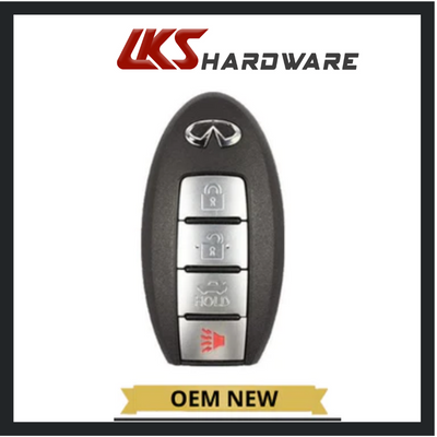 2006-2010 Infiniti M35 M45 / 4-Button Smart Key / PN: 285E3-EH12A / CWTWBU735 (OEM)