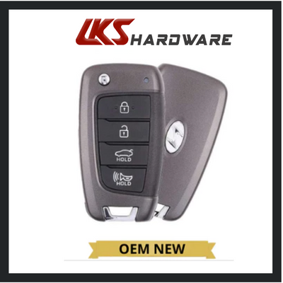 2021 Hyundai Elantra / 4-Button Flip Key / PN: 95430-AA000 / NYOMBEC4TX2004 / 434 MHZ (OEM)