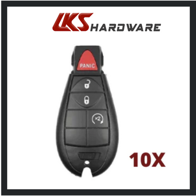 2008-2013 Chrysler Dodge / 4-Button Fobik Key / M3N5WY783X ( PACK OF 10 )